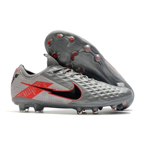 Nike Tiempo Legend VIII Elite FG Gris Negro Rojo_1.jpg